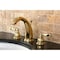 Kingston Brass KB8982NFL 8" Widespread Bathroom Faucet, Polished Brass KB8982NFL - alternate 2